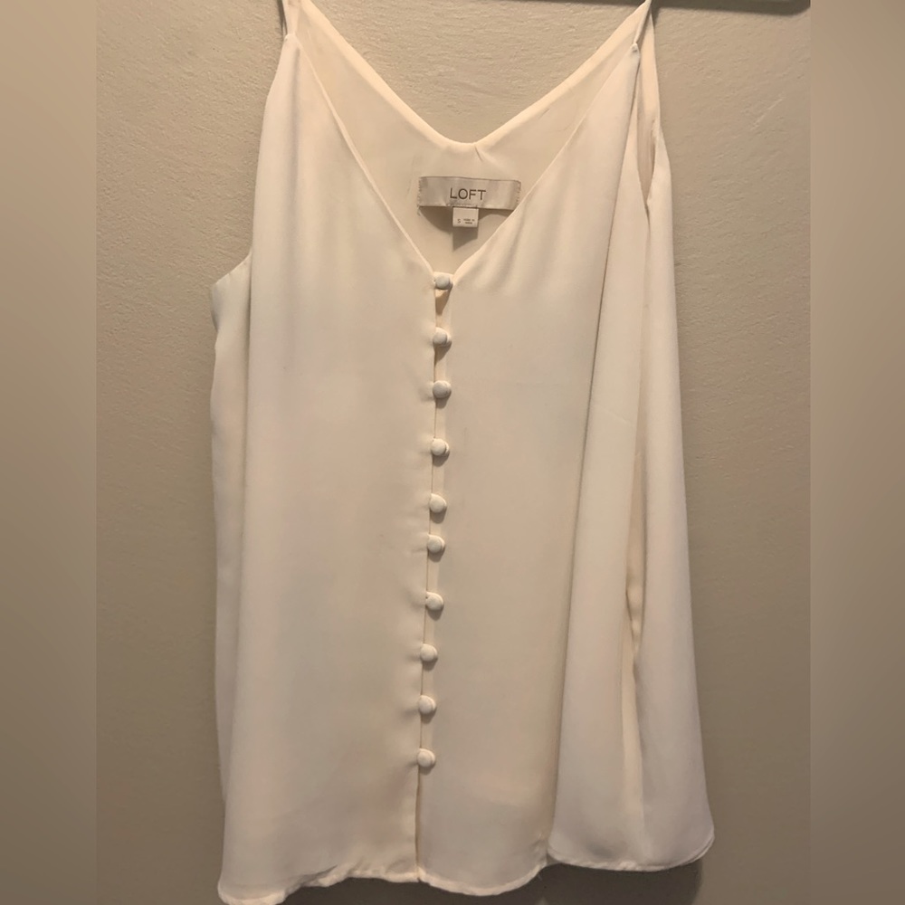 Loft button down tank